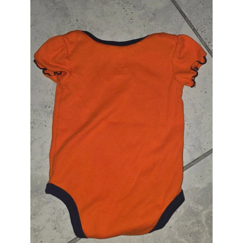 Baby Girl Denver Broncos NFL Team Apparel Top Size 0-3M Orange